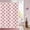 Coeur Rose et Rouge, variante sur Rideau de Douche de la Saint-Valentin, Bas Lesté Thème d'Amour Romantique Rose et Rouge Petit Cœur Rideau de Salle de Bain en Tissu Déco Maison Imperméable Lavable avec 12 Crochets,36"x72 Pouces