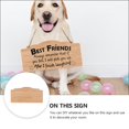 thumbnail image 3 of Wood Signs Blank Wood Signs Hanging Plaque DIY Craft Unfinished Wood Sign for Shop Store, 3 of 7
