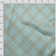 thumbnail image 3 of oneOone Organic Cotton Poplin Twill Fabric Tartan Check Printed Fabric 1 Yard 42 Inch Wide, 3 of 4