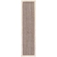 thumbnail image 2 of Indian Handmade Braided White Border with Inner Gray Natural Jute Area Rug, Home Décor Rug, Jute Rug for Bedroom, Dining Room, living room, Doormat Rug Size - 2.6' x 4' (78 cm x 120 cm), 2 of 5