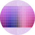 thumbnail image 1 of Ahgly Company Machine Washable Indoor Square Transitional Blossom Pink Area Rugs, 3' Square, 1 of 7