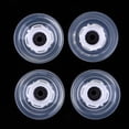 thumbnail image 2 of jinwen 4 Pcs Roues Lumineuses de 70 mm pour Planche à Roulettes Longboard Luisent la Nuit 78A Blanc, 2 of 9