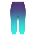 thumbnail image 3 of Yuyuzo Womens Capri Pants High Waisted Drawstring Sweatpants Running Gym Cropped Trousers with Pockets, 3 of 6