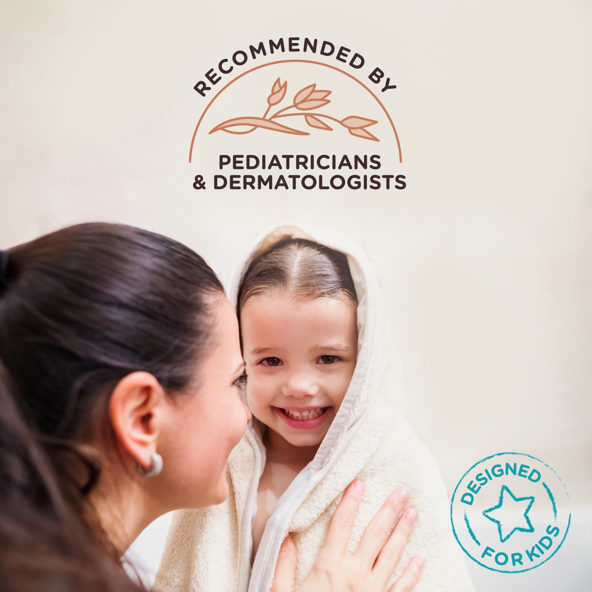 Shampooing et revitalisant hydratant 2 en 1 Aveeno Kids avec extrait d’avoine, shampooing sans sulfates, revitalisant de soins capillaires, n’irrite pas les yeux, peau, cuir chevelu sensibles, 354 ml