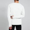 thumbnail image 4 of hoksml Chandails à Manches Longues pour Hommes Évacuation de l'Humidité UPF 50+ Protection Solaire UV T-Shirts Athlétiques Couleur Unie Col Rond Randonnée Course Entraînement Haut Actif Liquidation, 4 of 6