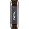 thumbnail image 1 of Transcend 1TB Portable SSD, ESD310C, USB 10Gbps with Type-C and Type-A TS1TESD310C, 1 of 2