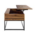 thumbnail image 3 of Homycasa Table basse rectangulaire à plateau relevable avec rangement, 3 of 9