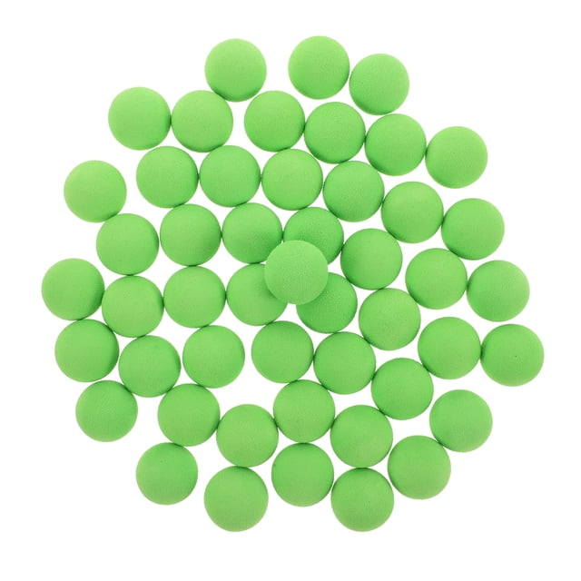 50 Pcs Balles de Lancement Rondes en Mousse EVA pour Jeu de Tir et Réunions de Famille