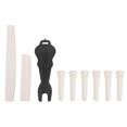 thumbnail image 3 of Kit de Broche de Pont de Guitare Folk Os Selle Écrou Clou Extracteur Accessoires Instrument de Musique, 3 of 14