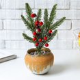 thumbnail image 2 of Coofit Artificial Plant Pick DIY: Faux Greenery Branch Desktop Decoration for Christmas, 2 of 3