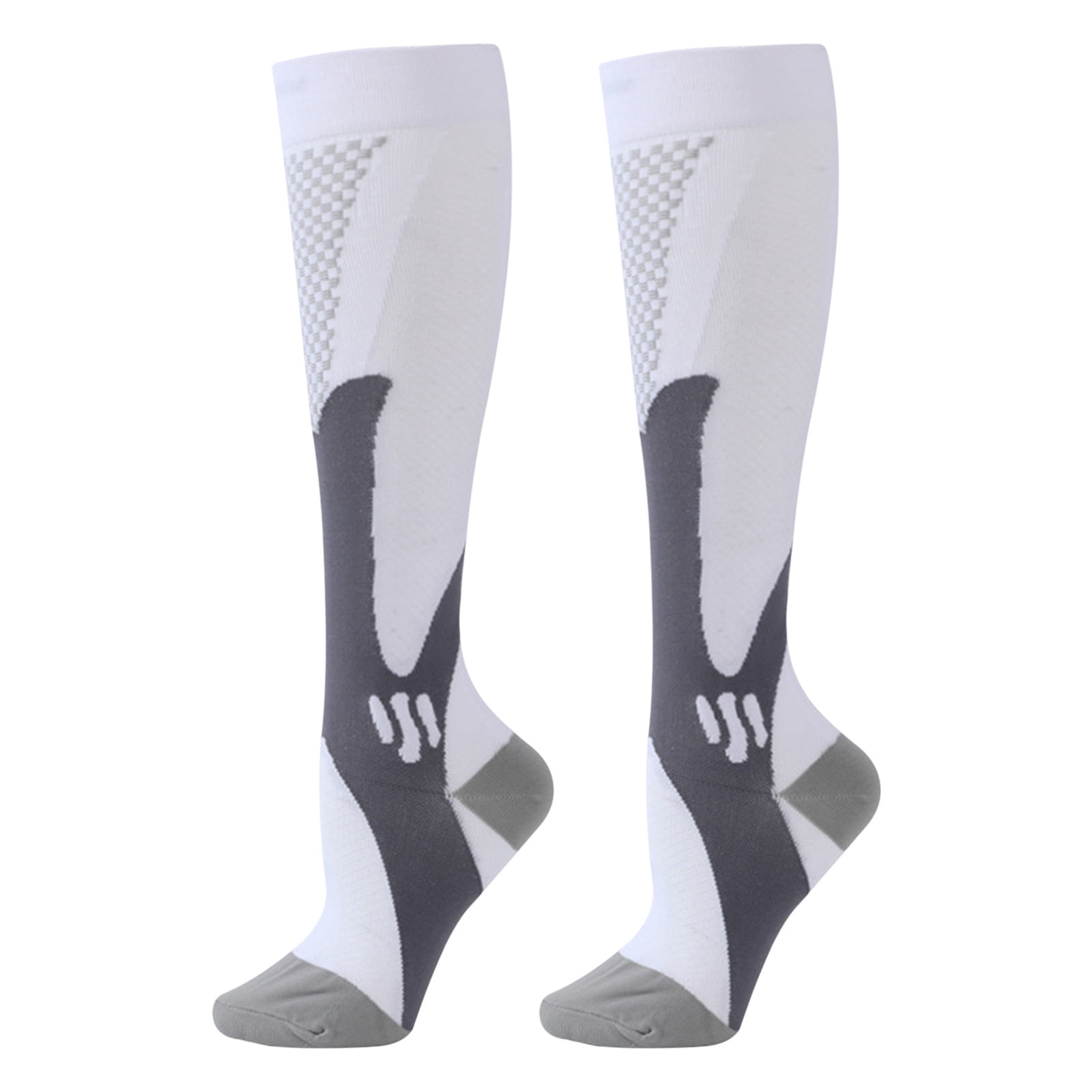 Bas de Compression pour Hommes et Femmes, Soutien 20-30 mmHg, Course, Sports, Mise en Forme, Soulagement de la Fasciite Plantaire, Meilleure Circulation, Confort Sans Coutures