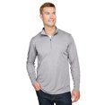 thumbnail image 1 of Men's Zone Sonic Heather Performance Quarter-Zip - ATHLETIC HEATHER - XS, 1 of 3