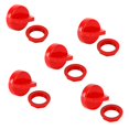 thumbnail image 1 of 5 Pack Red Ignition Key Cover w/Nut For Polaris RZR XP 570 800 900 1000 5433534, 1 of 7