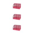 thumbnail image 4 of Transemion Mesh Desk Organizer For Office Accessories - Safe Durable Compact Iron Made Desk Organizer Office Rose Red 3Set, 4 of 6