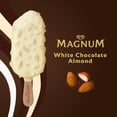 thumbnail image 4 of Magnum White Chocolate Almond Ice Cream Bar, 3 x 85 mL, 4 of 7