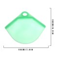thumbnail image 4 of Portable Mask Holder Bag Foldable Dust Face Mask Storage Preservation Silicone Pouch Organizer, 4 of 6