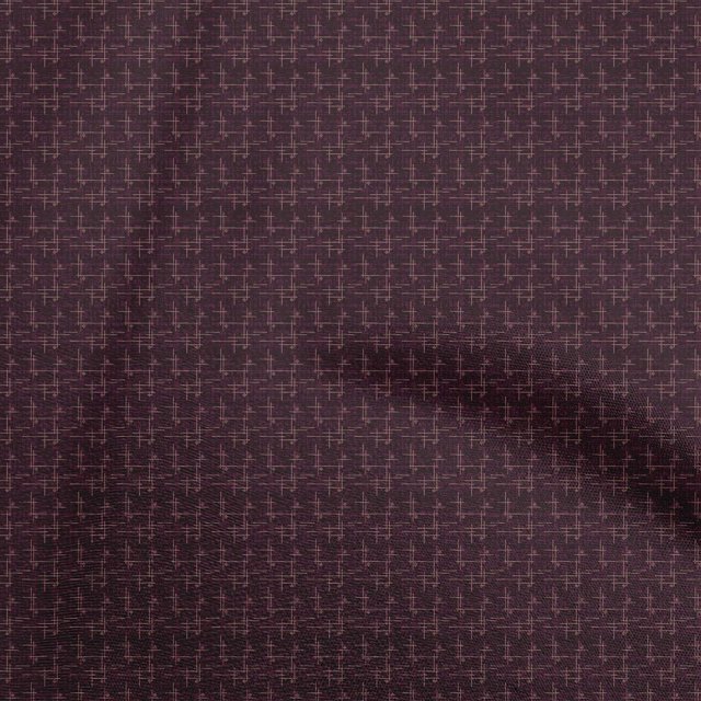 oneOone Georgette Viscose Chocolate Brown Fabric Abstract Irregular Lines Sewing Craft Projects Fabric Prints By Yard 42 Inch Wide