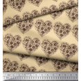 thumbnail image 3 of Soimoi Rayon Fabric Pizza Food Print Fabric by Yard 42 Inch Wide, 3 of 3