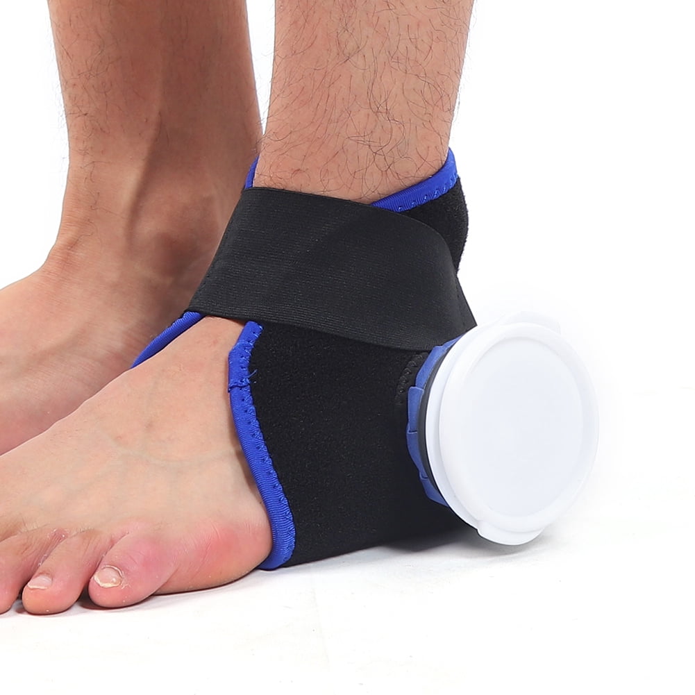 Durable Blue Ankle Brace Strap, Ankle Ice Bag, Physiotherapy Tool For Hot Compress With Ice Bag Cold Compress
