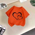thumbnail image 5 of WEAIXIMIUNG Chandails de Sport pour Filles 12-14 T-Shirt Mignon à Motif pour Fille Col Rond Manches Courtes T-Shirt d'Été Décontracté 90, 5 of 5