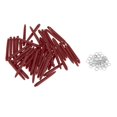 thumbnail image 3 of 50x Dart Shafts 2BA Darts accessories for Accessories with Protection Rings 45mm Red, 3 of 9