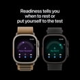 thumbnail image 4 of Apple Watch Ultra 4 GPS + Cellular 49mm Natural Titanium Case with Translucent Grey Ocean Band, 4 of 5
