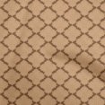 thumbnail image 1 of oneOone Velvet Brown Fabric Asian Block Print Sewing Material Print Fabric By The Yard 58 Inch Wide, 1 of 4