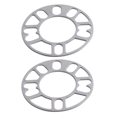 2 Pcs Entretoises de Moyeu de Roue de Voiture en Alliage d'Aluminium Entretoises de Roues de Véhicule