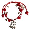 thumbnail image 2 of Dvkptbk Bracelet Chineses-Style Fus Card Hand-Woven Double Red Rope Bells Bracelet Gift Jewelry, 2 of 4