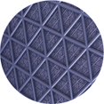 thumbnail image 1 of Ahgly Company Tapis Rond Lavable en Machine Intérieur Transitionnel Violet Pervenche, 7 Pieds Rond, 1 of 7