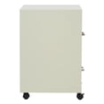 thumbnail image 4 of 2 Drawer Mobile Locking Metal File Cabinet in Tan, 4 of 10