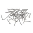 thumbnail image 1 of Unique Bargains M1.2x0.25x8mm Lot de 50 Vis Plates Rondes en Métal pour Machine à Entraînement Phillips, 1 of 5