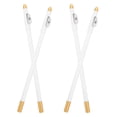 thumbnail image 2 of 4pcs White Barber Pencil Set With Built In Sharpener For Men Women For Hair Detailing Beard Shaping And Eyebrow Makeup Tools, 2 of 8