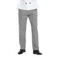 thumbnail image 1 of TOPTIE Men's Black Houndstooth Cargo Style Kitchen Work Chef Pant, 1 of 8