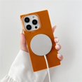 thumbnail image 5 of Étui Carrée pour iPhone 14 - Compatible avec MagSafe, Slim, Brillant, Couleur Unie, Neutres Intemporels, Anti-Rayures, 5 of 5