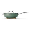 thumbnail image 2 of All in One Plus Pan, 5 Quart Aluminum Ceramic Non Stick - Sea Salt, 2 of 12
