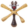 thumbnail image 1 of Doggles TYPERA06 Pentapulls Reindeer Holiday Dog Toy, 1 of 1