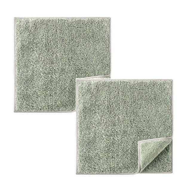 Oleegame 2PC Ten Dollar Items Household Cleaning Japanese Style Fiber Dishcloth Non Stick Oil Easy To Clean Kitchen Rag Absorbs Water Does Not Hair To Oil Towel