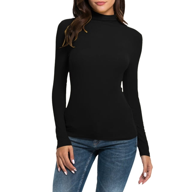 Chemise pour Femmes à Manches Courtes Décontractée Haut Stylé Chemise Mode Chemises pour Femmes Manches Longues T-Shirt en Polyester T-Shirt de Sport pour Femmes pour Femmes Grande Taille Col Roulé pour Femmes Manches Longues