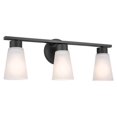 thumbnail image 1 of 55121BK-Kichler Lighting-Stamos - 3 Light Bath Vanity In Soft Modern Style-8 Inches Tall-Black Finish, 1 of 2