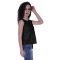 thumbnail image 4 of Moomaya Haut Sans Manches Uni pour Femmes Blouse en Schiffli Tunique Décontractée d'Été, 4 of 6