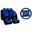 thumbnail image 1 of FH Group Car Seat Covers Full Set Cloth - Universal Fit, Automotive Seat Covers, Airbag Compatible, Solid Bench Rear Seat, Washable Car Seat Cover for SUV, Sedan, Van, 1 of 9
