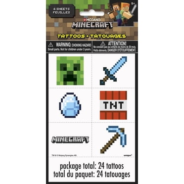Minecraft Tattoos, 24ct