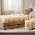 thumbnail image 2 of Chandelle Pilier Parfumée 2,75 Pouces X 4 Pouces Sweet Vanilla Bliss - Ensemble de 8, 2 of 4