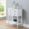 thumbnail image 1 of Convenience Concepts Table Console Kendra, Fini Bois Blanc, 1 of 7