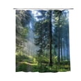 thumbnail image 2 of EGNMCR Rideaux, Rideaux pour Chambre Rideau de Douche Imprimé Polyester et Anti-Moisissure Salle de Bain et Rideau de Séparation Anti-Moisissure 150X180CM un Rideau, 2 of 2