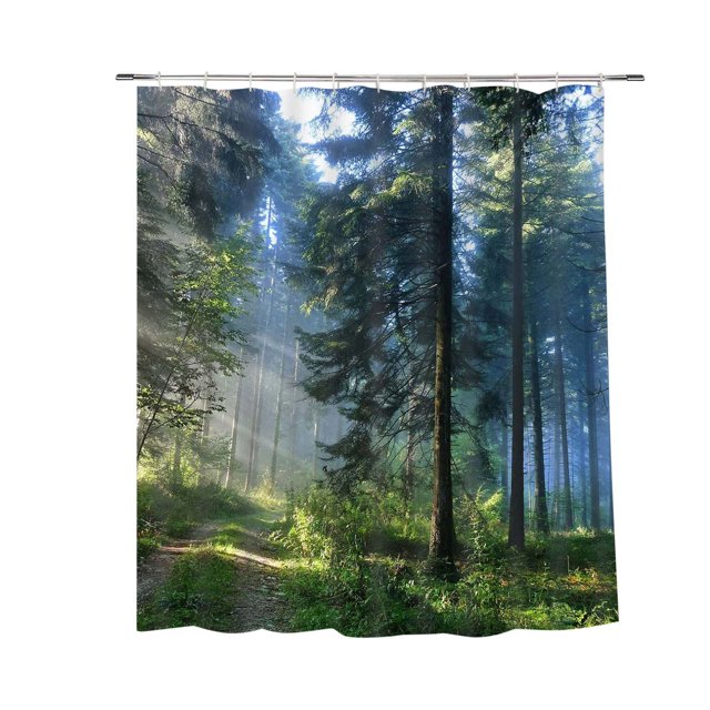 CEHVOM Rideau de Douche Imprimé Polyester Imperméable et Anti-Moisissure Rideau de Séparation Imperméable et Anti-Moisissure 150X180CM Liquidation