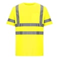 thumbnail image 1 of TIMIFIS High Visibility Safetys T Shirt Short Sleeve Vis Reflective Construction Work Shirts with Reflective Strips with Pockets - Spring/Summer, 1 of 4