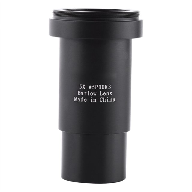 1.25 Inch Telescope Eyepiece Barlow Lens, Durable Practical Telescope Barlow Lens, For Astronomical Photography