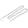 thumbnail image 1 of Unique Bargains 90cm Extension Lighting Chain S Hook Hanging Chains Silver Tone 2 Pack, 1 of 6